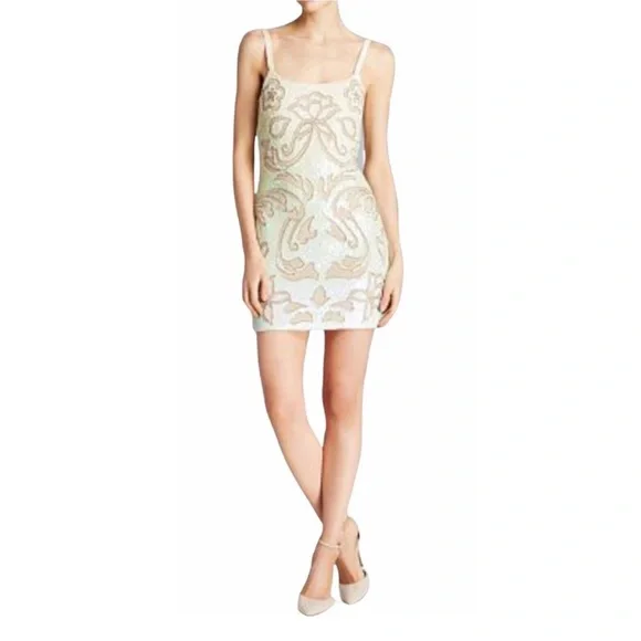 needle and thread beige dress The Ella Dress | Needle & Thread